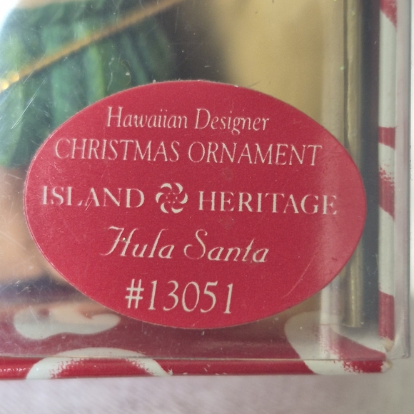 ChristmasHaritage Island Hawaiian Santa  with Pa'u Skirt Hisbicus Garland Flower - Picture 4 of 6